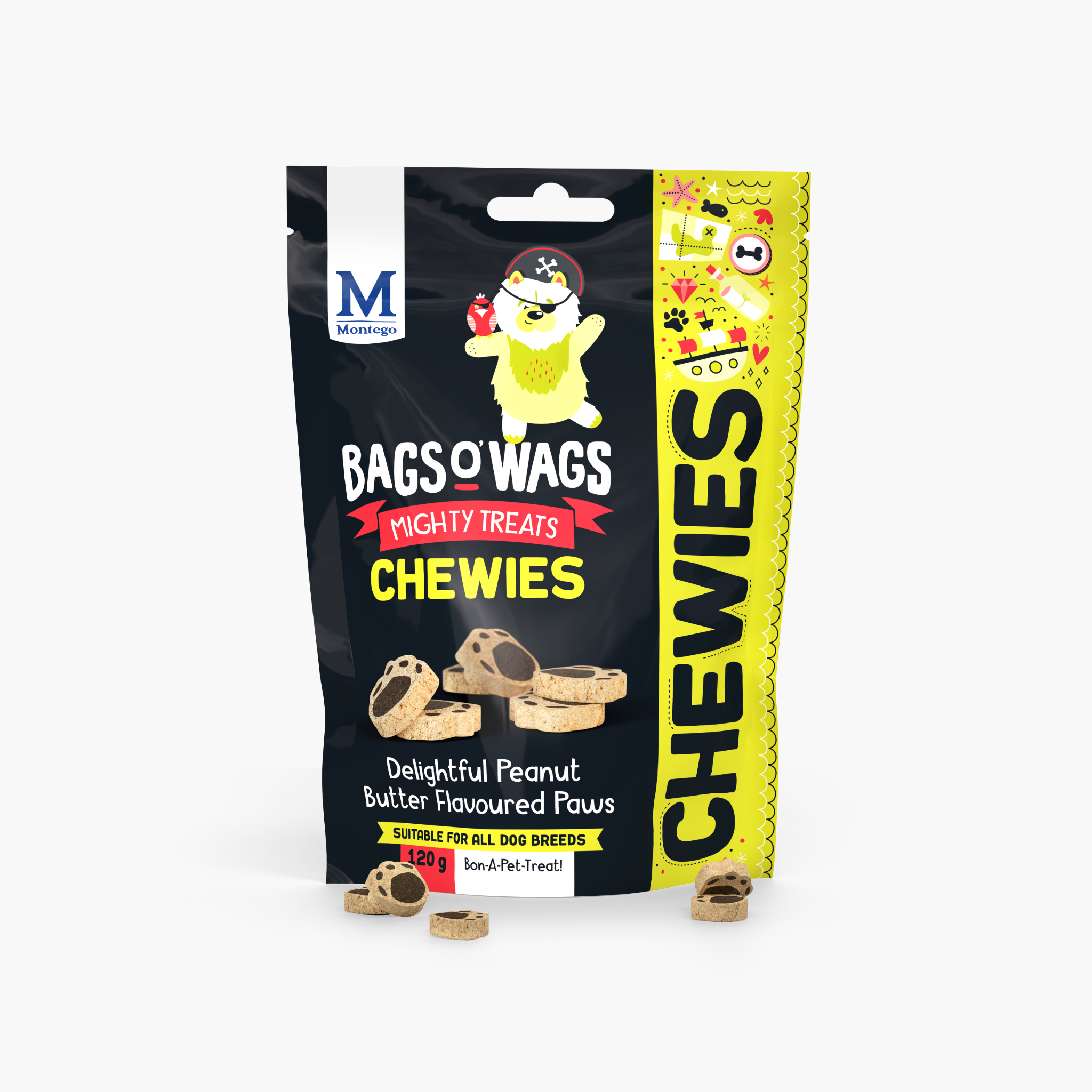 Montego Bags O' Wags Peanut Butter Paws
