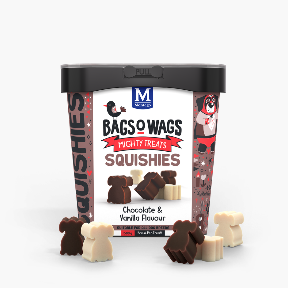 Montego Bags O' Wags Squishies Chocolate & Vanilla