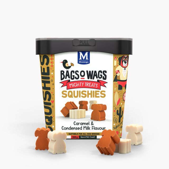 Montego Bags O' Wags Squishies Caramel & Milk