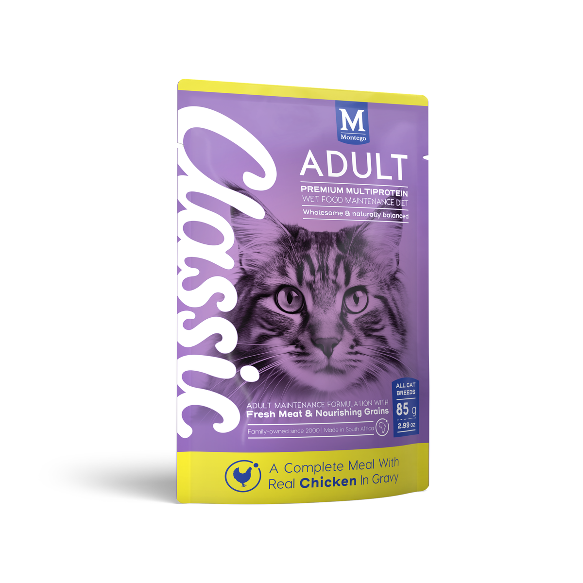 Classic Signature Kitten Cat Wet Food Chicken & Rice in Gravy Pouch