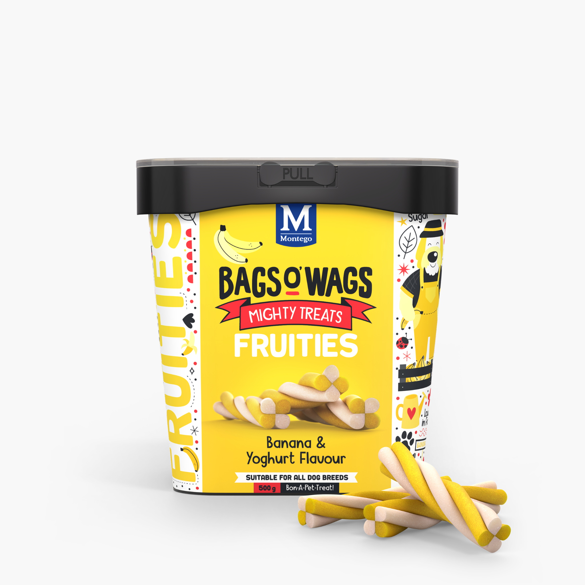 Montego Bags O' Wags Fruities Banana & Yoghurt