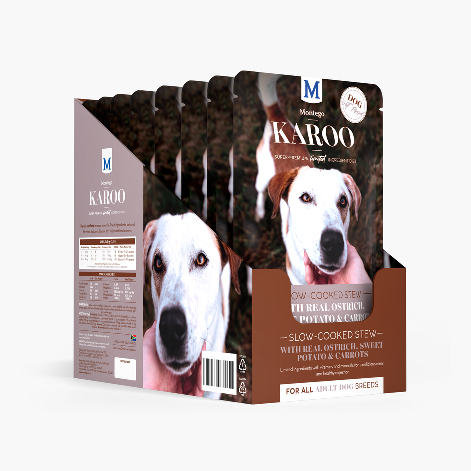 Montego Karoo Wet Dog Ostrich & Carrots
