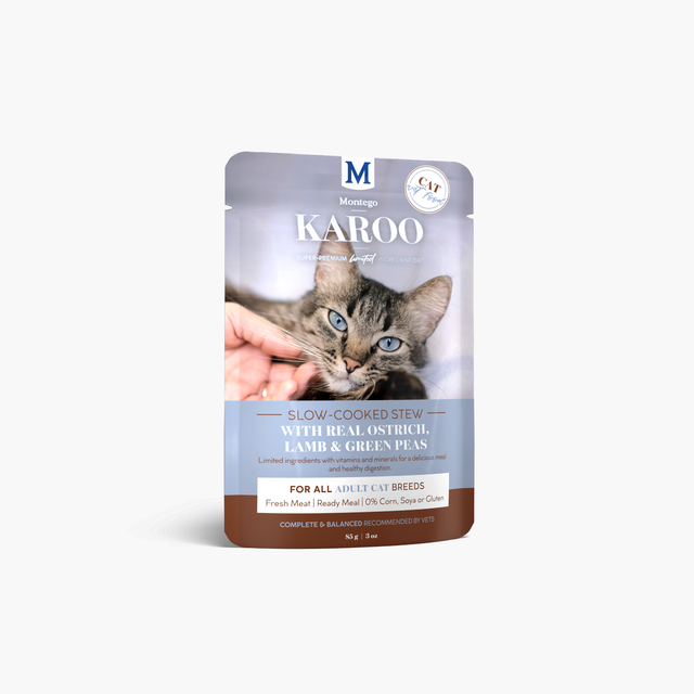 Montego Karoo Wet Cat Ostrich & Peas