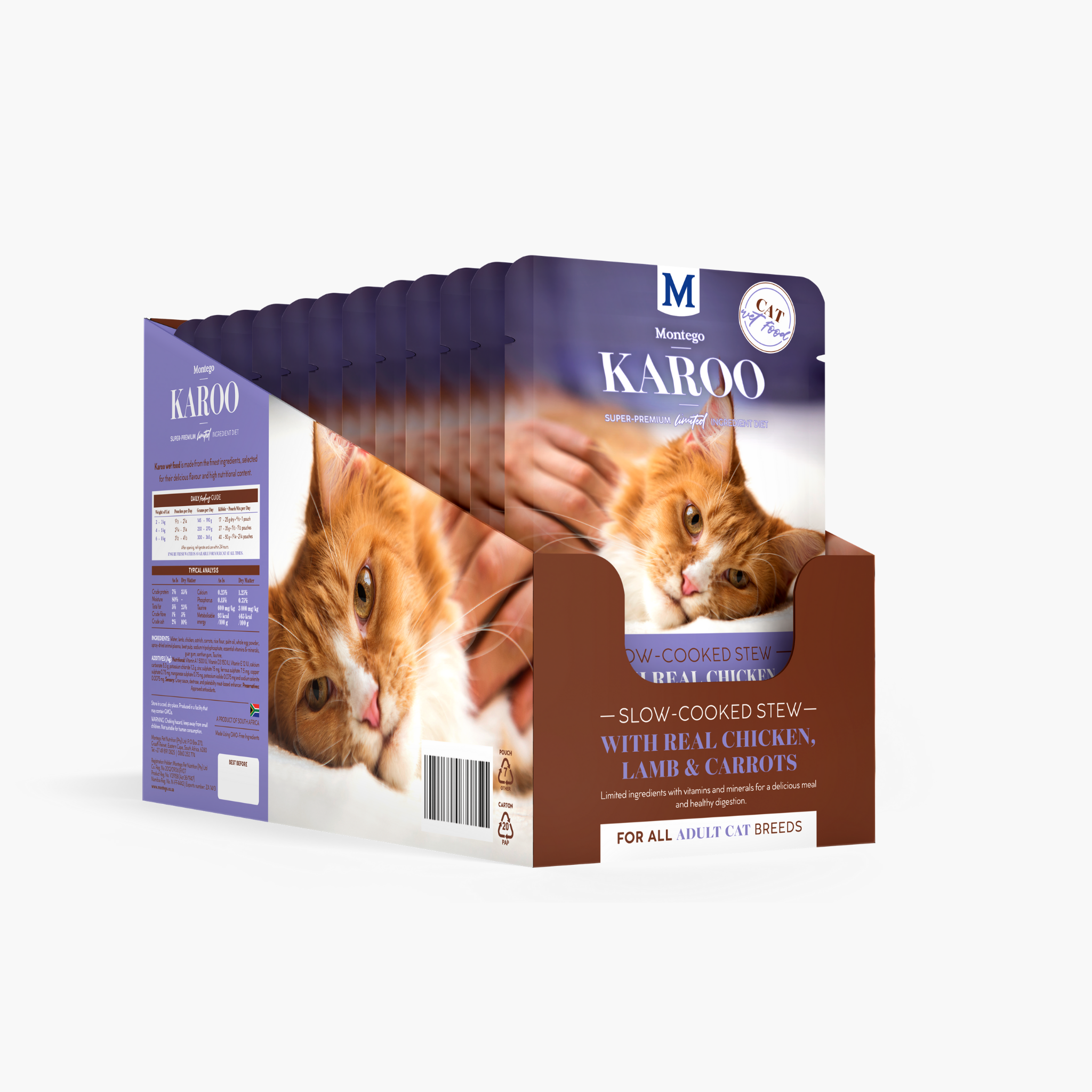 Montego Karoo Wet Cat Chicken & Carrots
