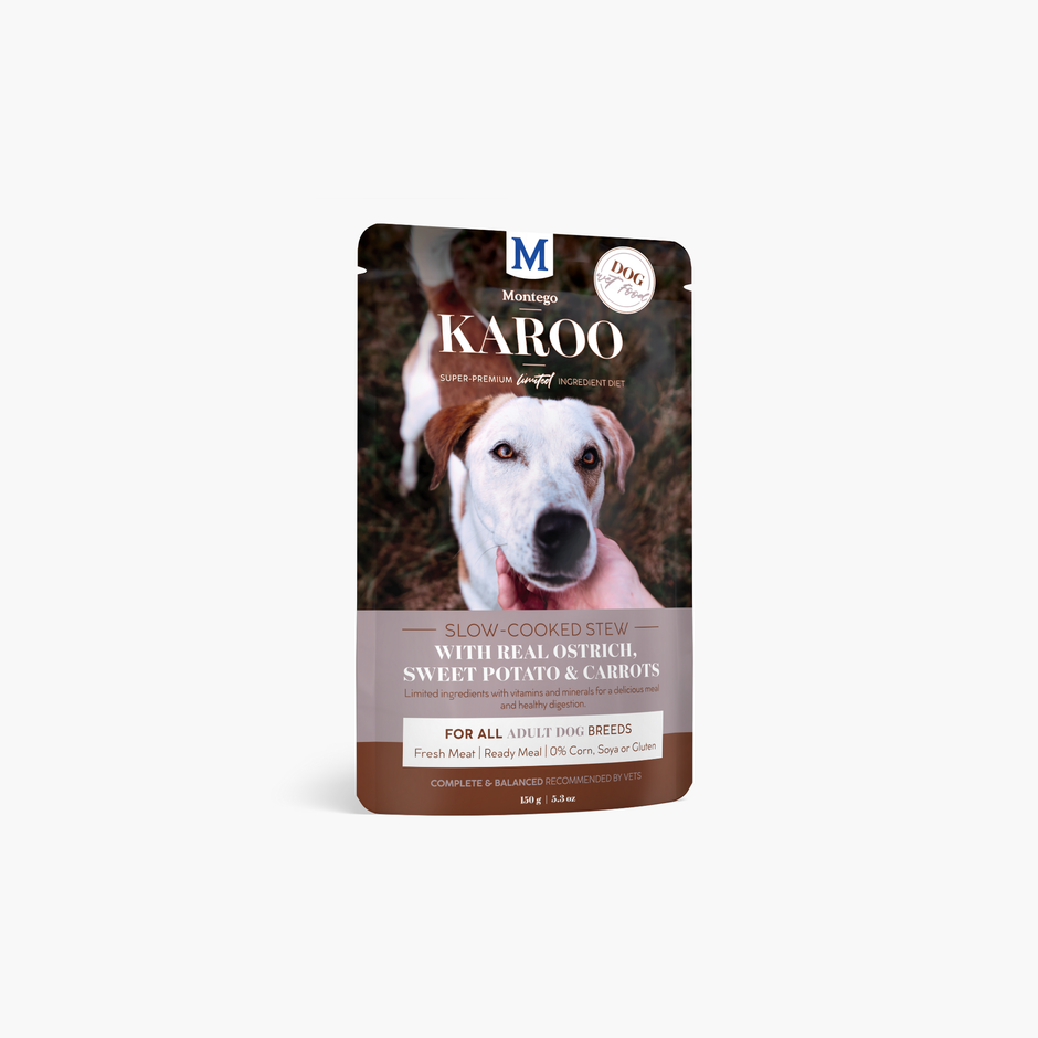 Montego Karoo Wet Dog Ostrich & Carrots